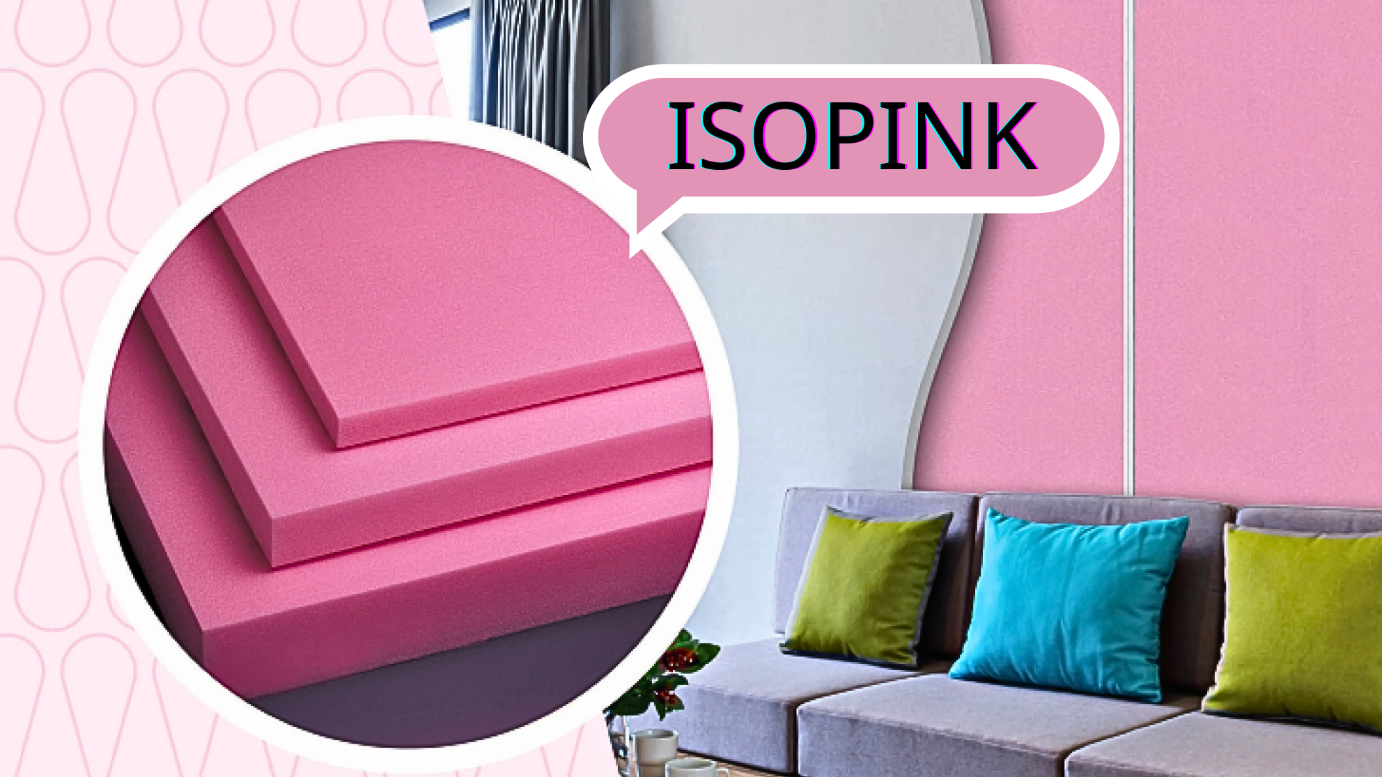 Isopink Insulation Wall